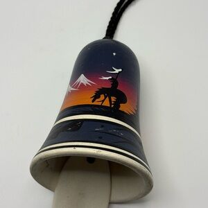 Vintage Navajo Native American Art Pottery Hanging Bell